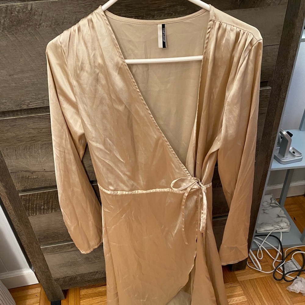 Top shop blush cocktail midi dress
